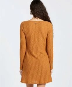 BILLABONG True Hearts Mini Dress AUBURN -Womens Dresses sales 2022 jd403btr billabongw aub bck1