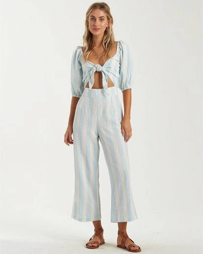 BILLABONG Dizzy Daze Jumpsuit VISTA BLUE 2 BILLABONG Dizzy Daze Jumpsuit VISTA BLUE - Image 2