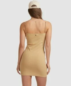 BILLABONG Steph Claire Smith Feel Free Knit Bodycon Dress TEAL -Womens Dresses sales 2022 ubjkd00108 billabongw nut bck1