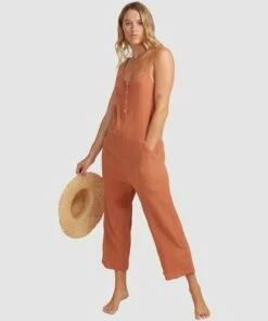 BILLABONG Daydreamer Jumpsuit COCONUT -Womens Dresses sales 2022 ubjwd00106 billabongw czk0 frt2