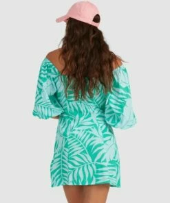 BILLABONG Mystic Beach Printed Mini Dress SEASPRAY -Womens Dresses sales 2022 ubjwd00142 billabongw spy bck1