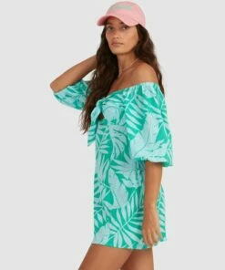 BILLABONG Mystic Beach Printed Mini Dress SEASPRAY -Womens Dresses sales 2022 ubjwd00142 billabongw spy sd1