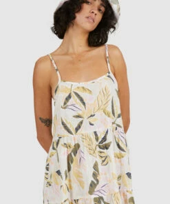 BILLABONG Sunset Bluebell Mini Dress CREAM -Womens Dresses sales 2022 ubjwd00190 billabongw crm dtl1