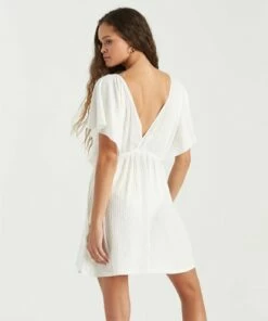 BILLABONG Short Tides Dress SALT CRYSTAL -Womens Dresses sales 2022 xv023bsh billabongw scs bck1