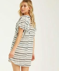 BILLABONG Out For Waves Cover-Up Dress SALT CRYSTAL -Womens Dresses sales 2022 xv07tbou billabongw scs bck1